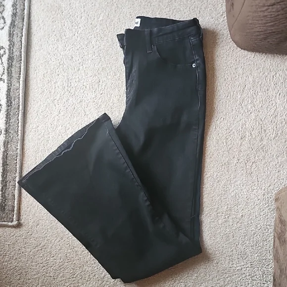 Abound Black Womens Jeans. Stretch Flare Bell Bottoms - Picture 1 of 5